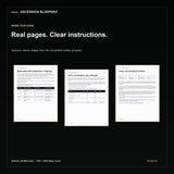 athletic Blueprint inside. Digital download; actual completed guide and tool previews.