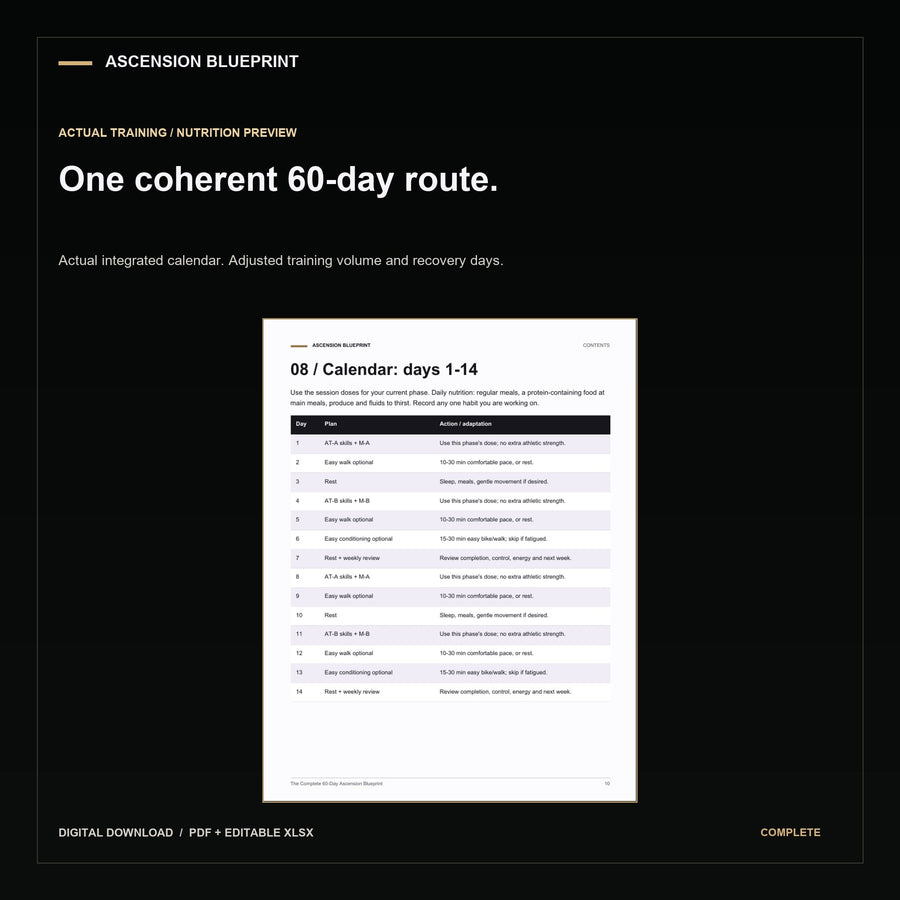 complete Blueprint preview. Digital download; actual completed guide and tool previews.