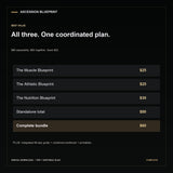 complete Blueprint comparison. Digital download; actual completed guide and tool previews.
