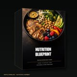 Nutrition Blueprint hero. Digital download; actual completed guide and tool previews.