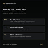 muscle Blueprint included. Digital download; actual completed guide and tool previews.